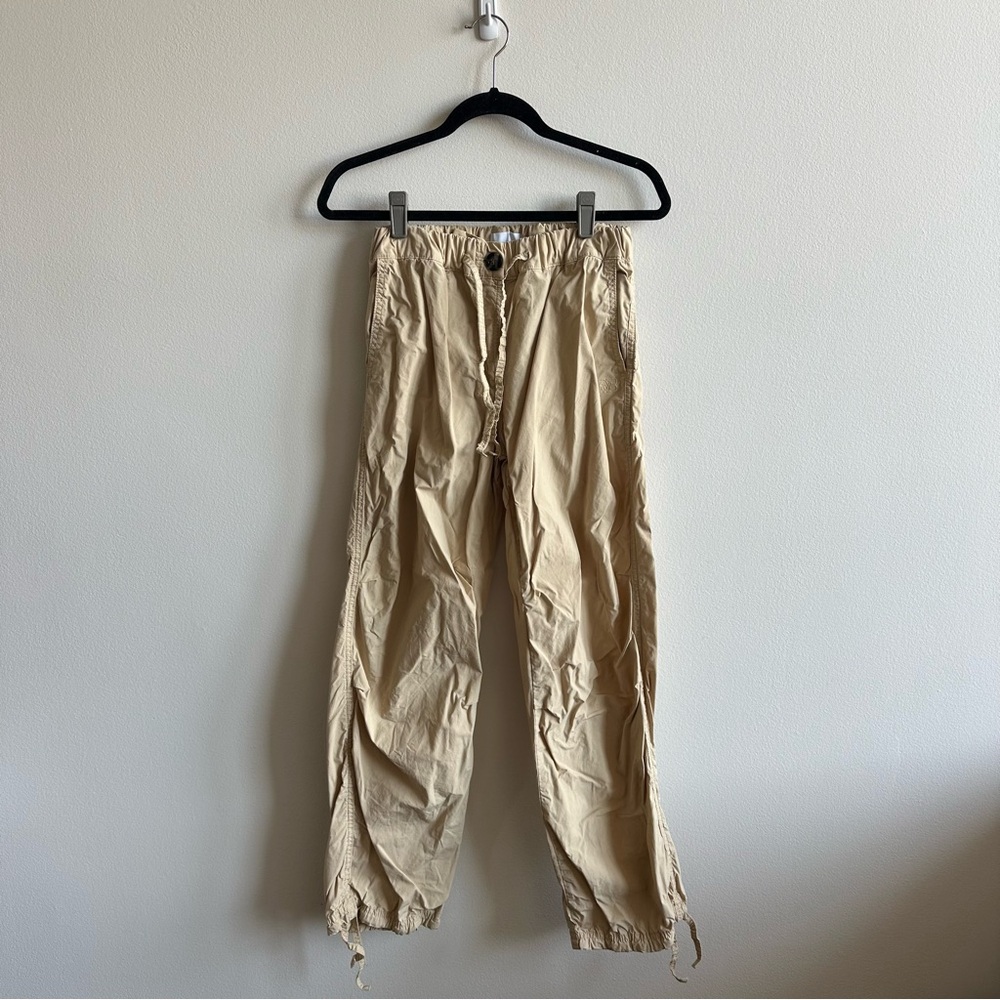 GANNI cotton drawstring pants